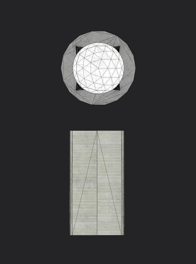 NATS Sumburgh station Low-poly 3D model_9