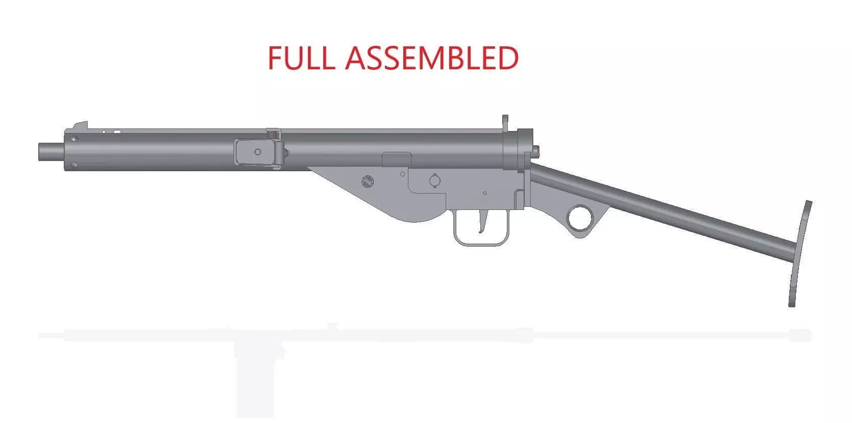 STEN MkIII 3D model_0