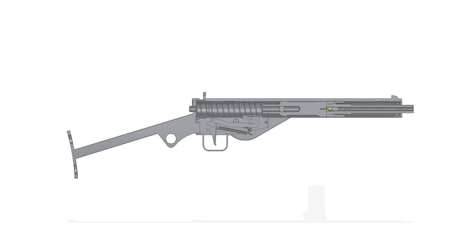 STEN MkIII 3D model_4