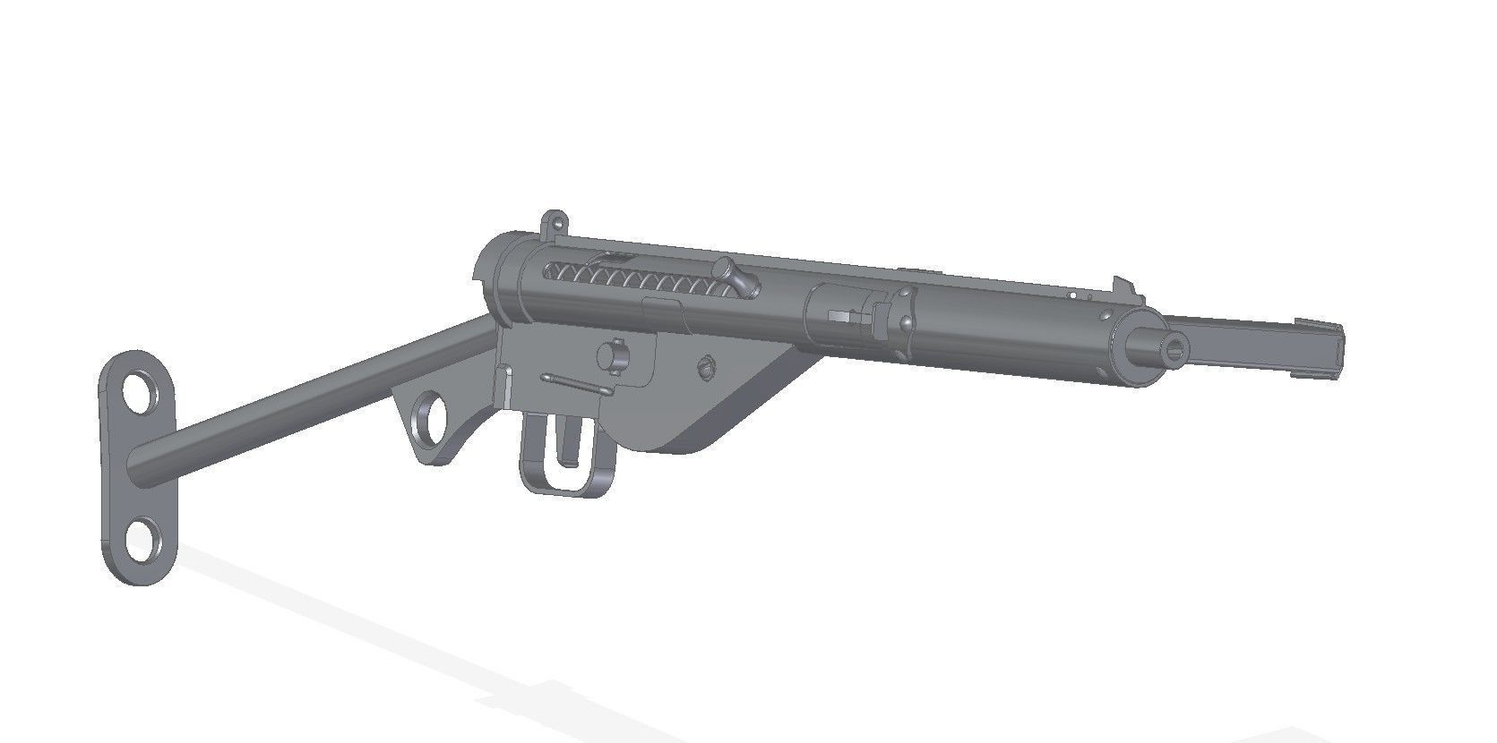 STEN MkIII 3D model_8
