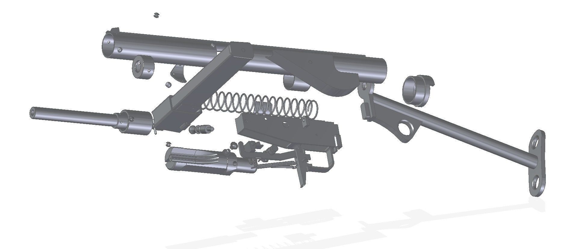 STEN MkIII 3D model_1