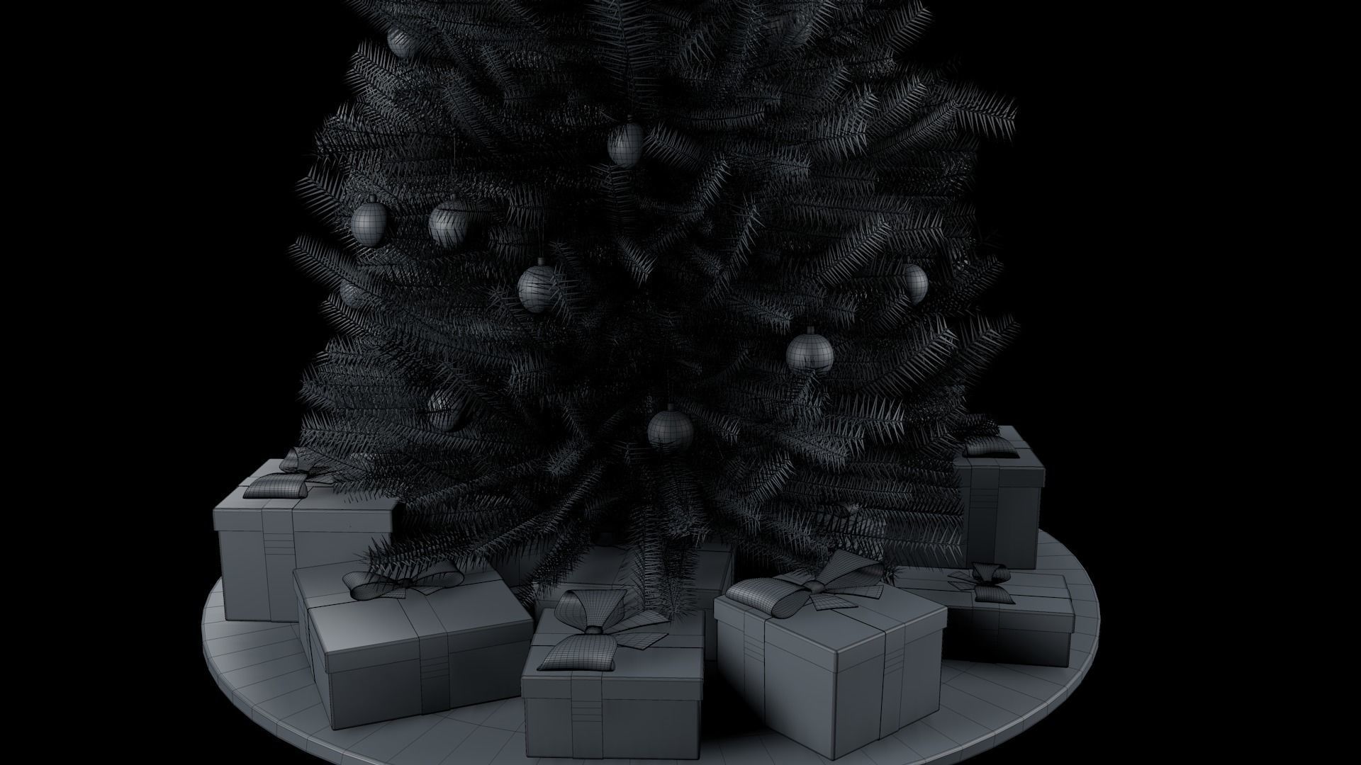 Christmas tree 3D model_11