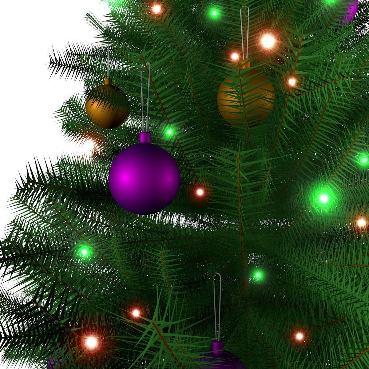 Christmas tree 3D model_6