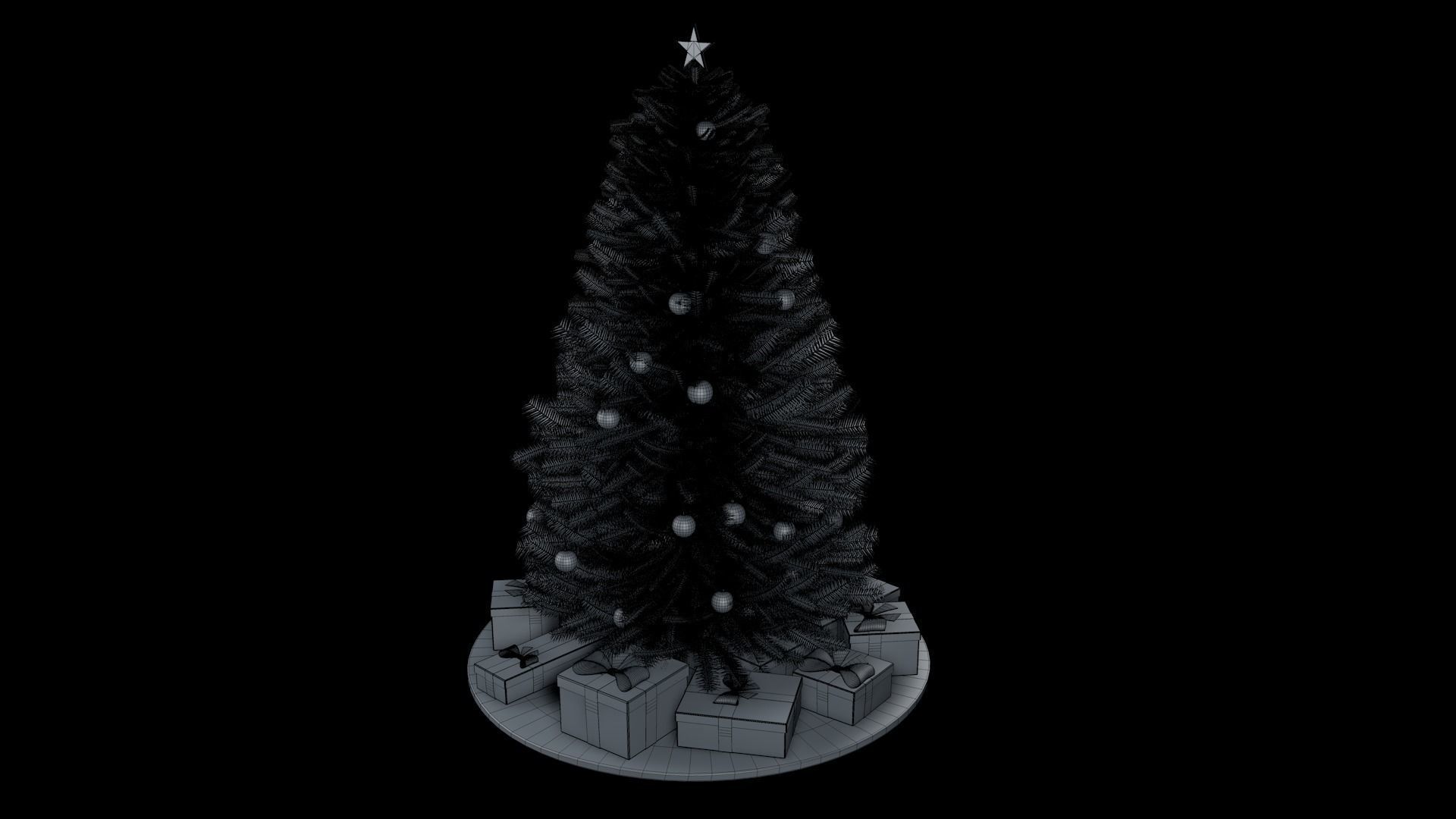 Christmas tree 3D model_12
