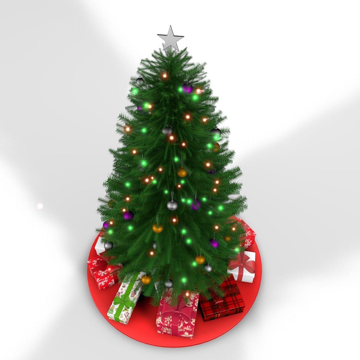 Christmas tree 3D model_2