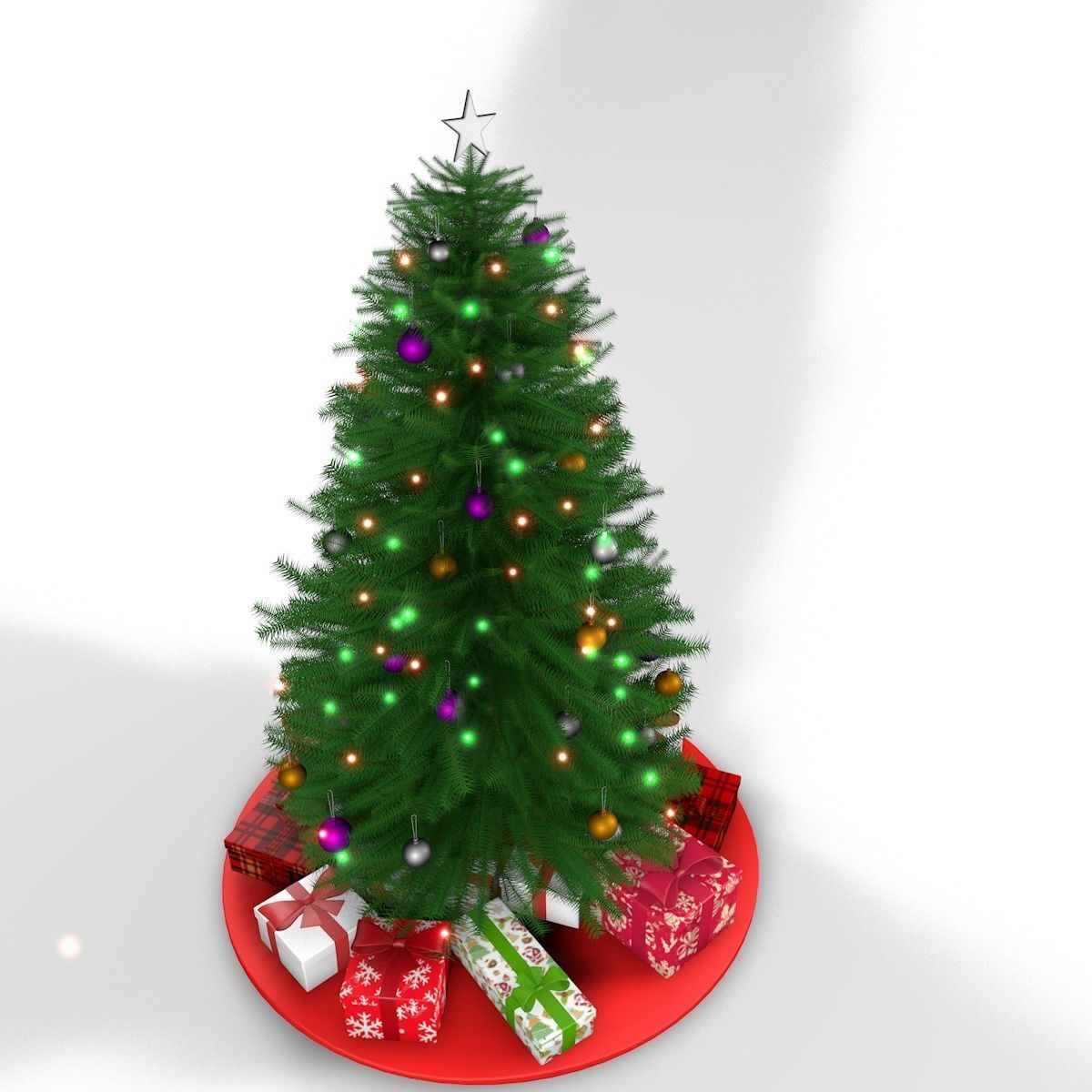 Christmas tree 3D model_1