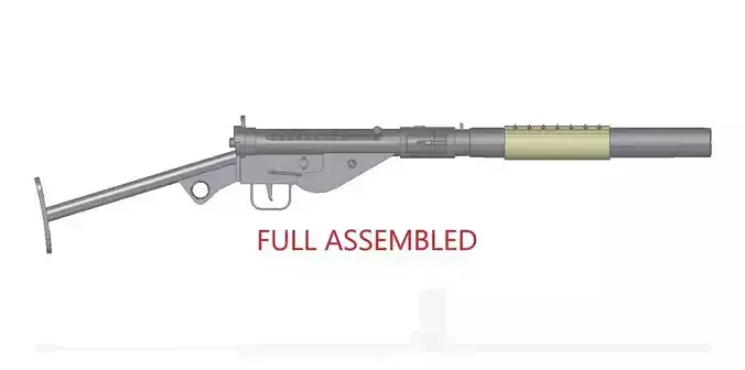 STEN MkII S 3D model