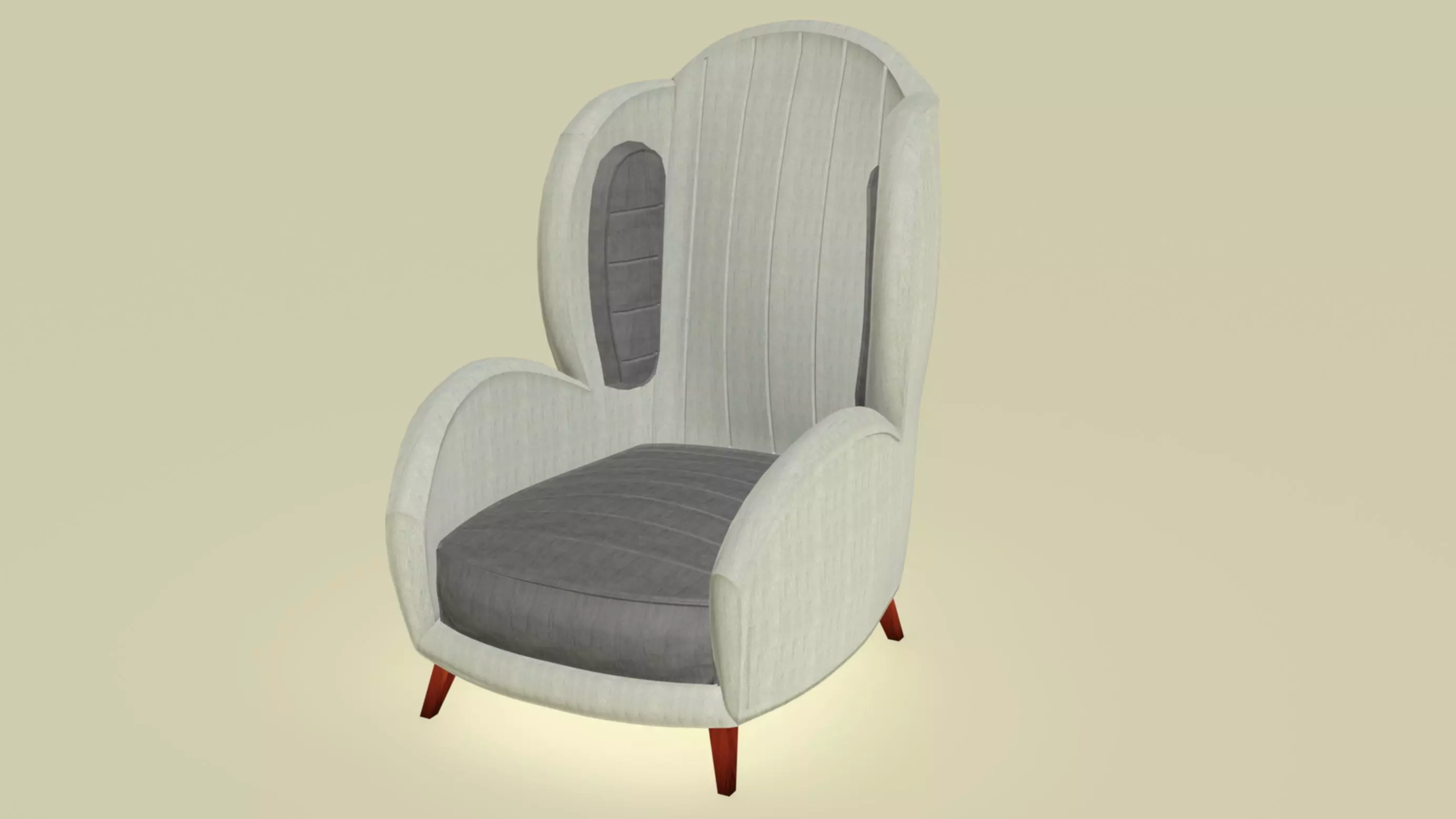 Maroco Armchair 3D model