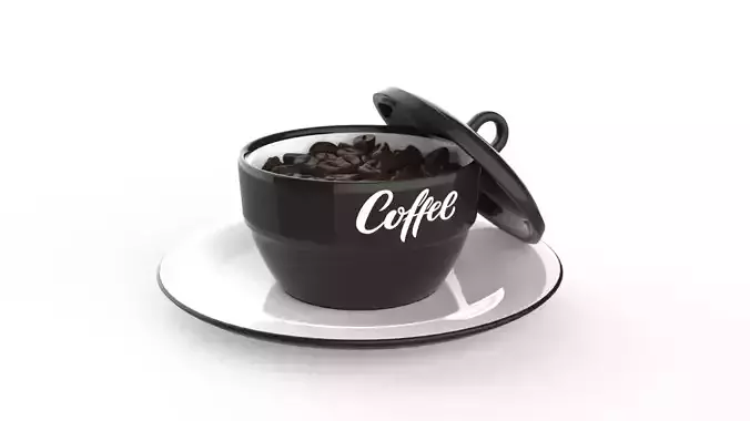 Coffee Beans 3D model