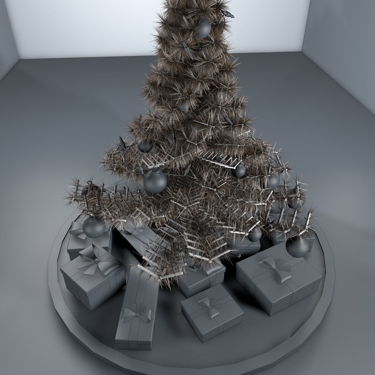 Christmas Tree 3D model_10