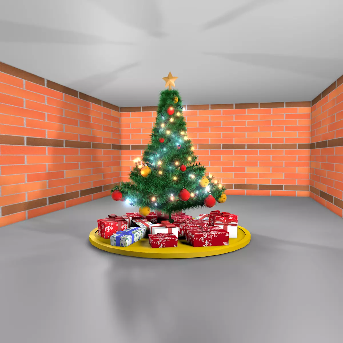 Christmas Tree 3D model_0