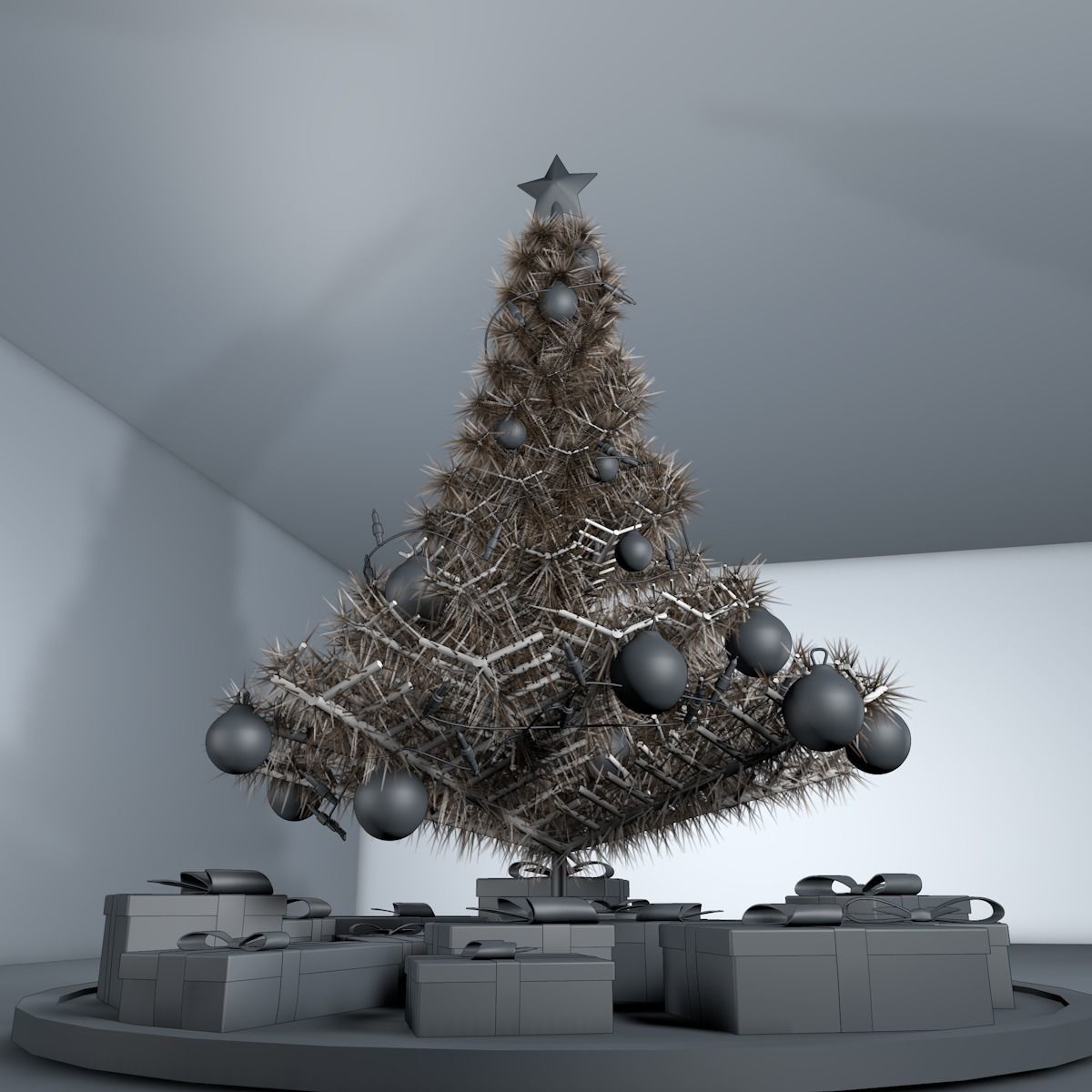 Christmas Tree 3D model_12