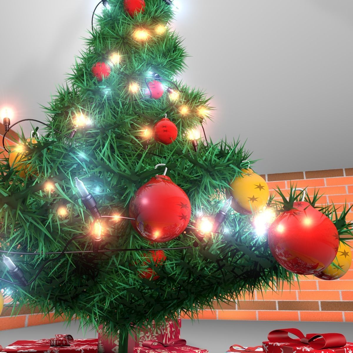 Christmas Tree 3D model_2