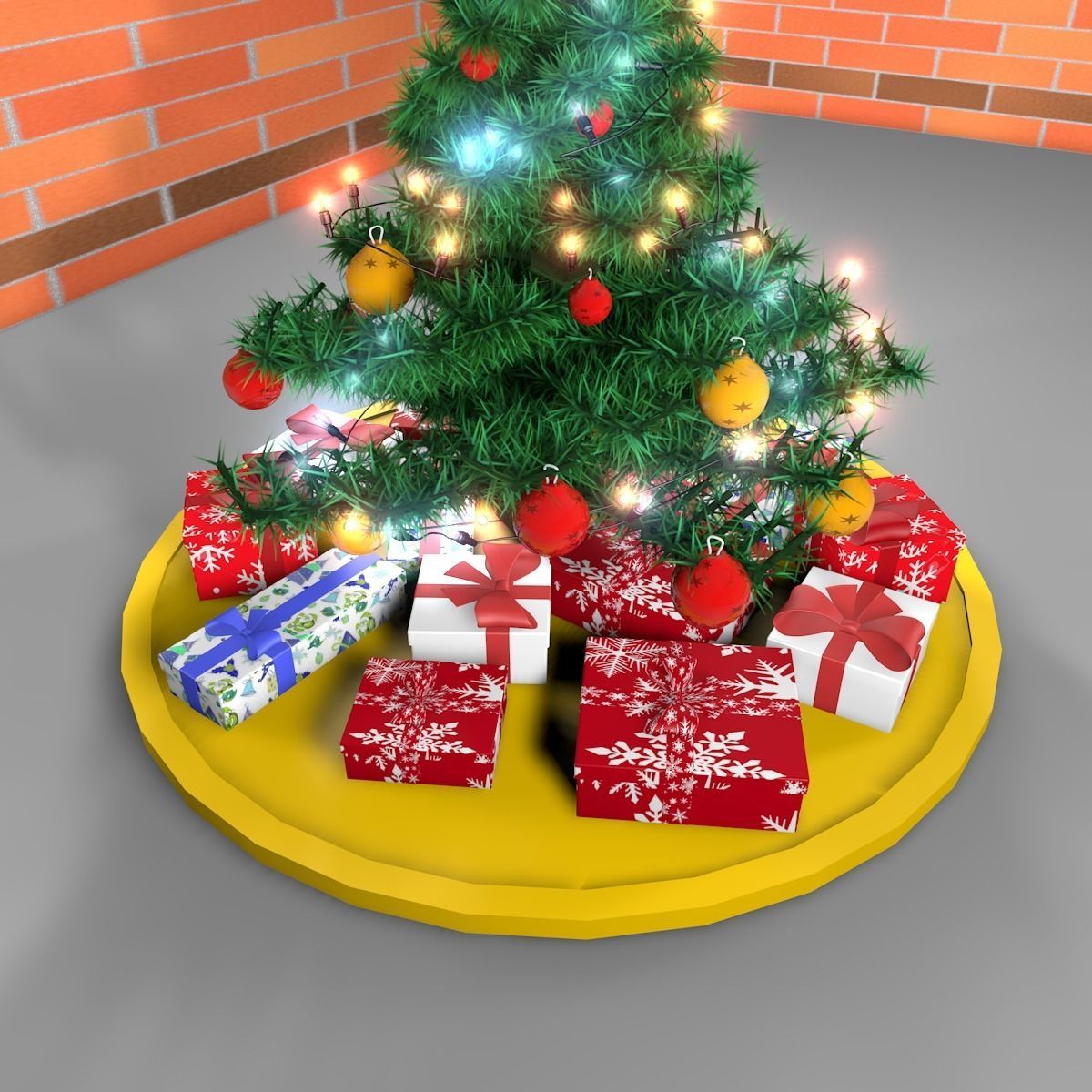 Christmas Tree 3D model_5