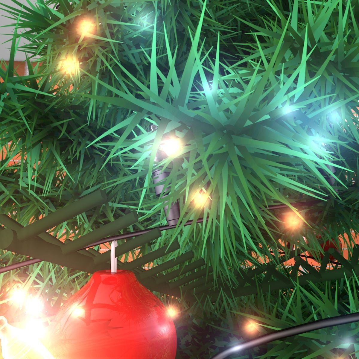 Christmas Tree 3D model_7