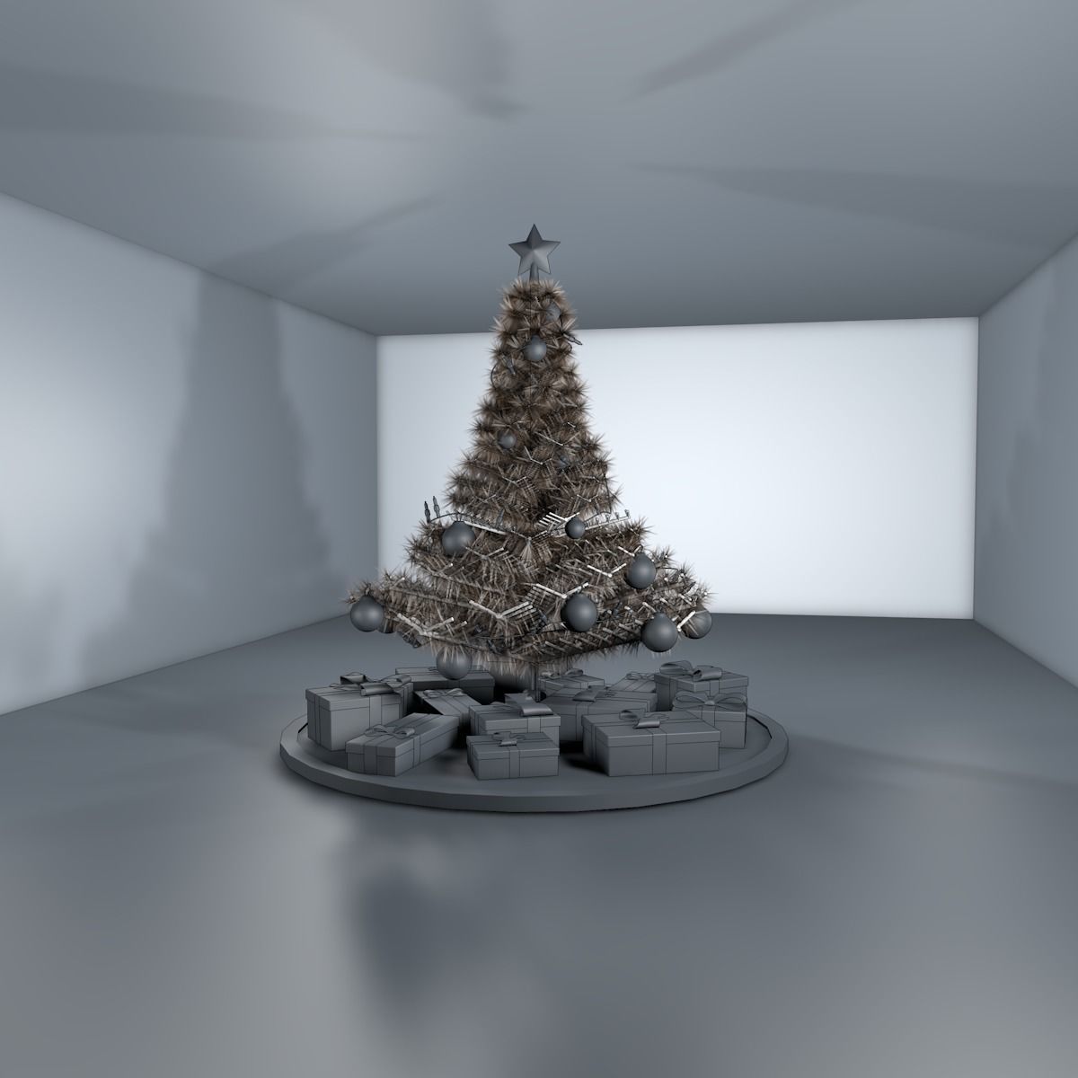 Christmas Tree 3D model_8