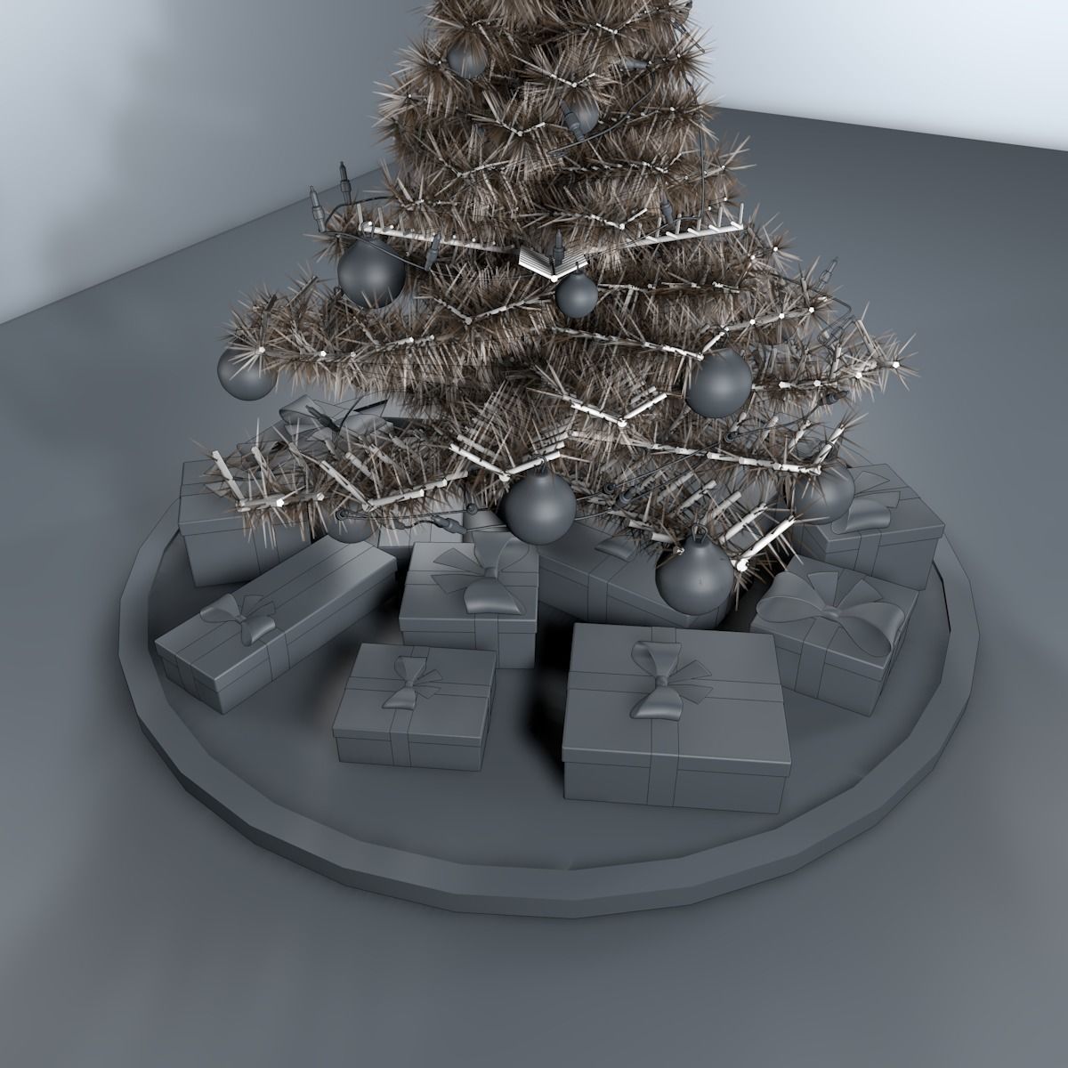 Christmas Tree 3D model_13