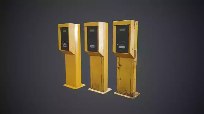 Parking Ticket Dispenser 1 Game Ready