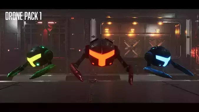 Drone Pack 1 - Full Metal Mega Series