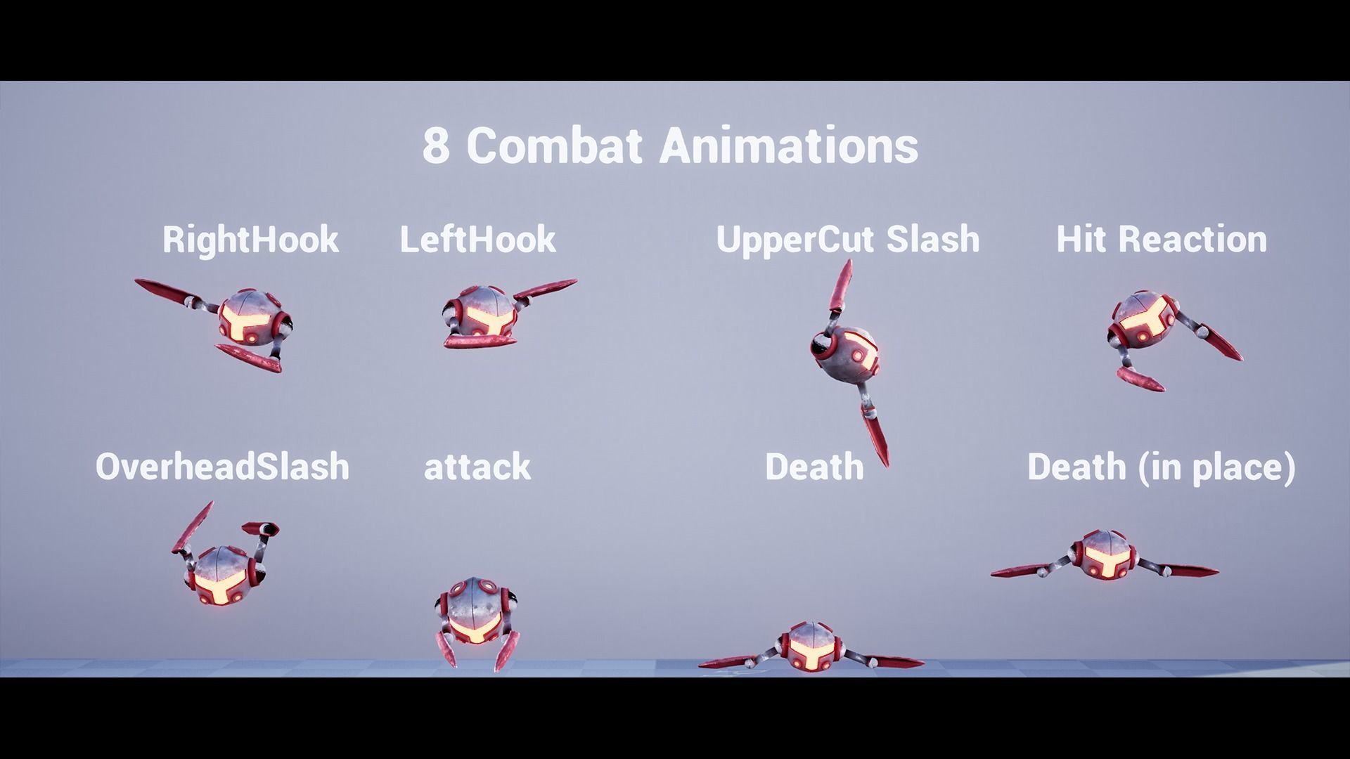 Drone Pack 1 - Full Metal Mega Series Low-poly 3D model_2