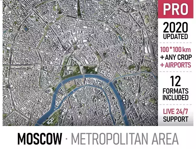 Moscow 3D Model Collection