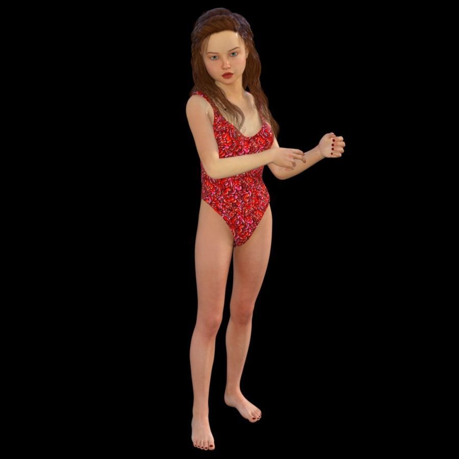 T1-10 obj files-teens 3D model_3