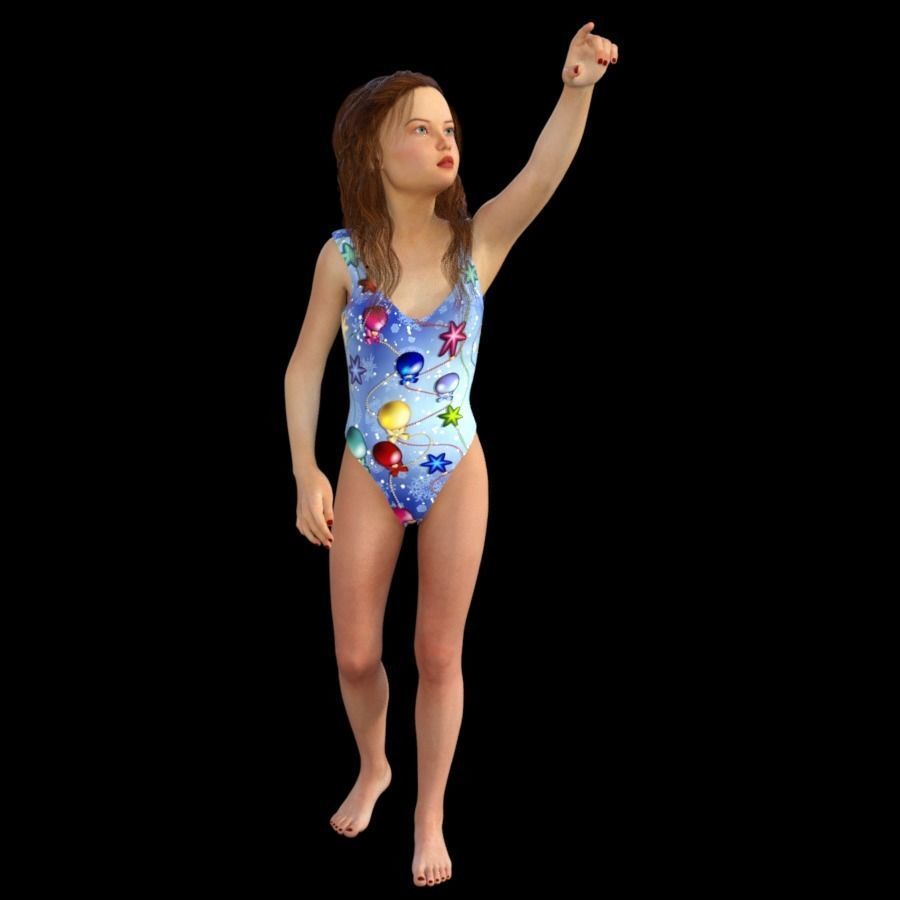 T1-10 obj files-teens 3D model_5