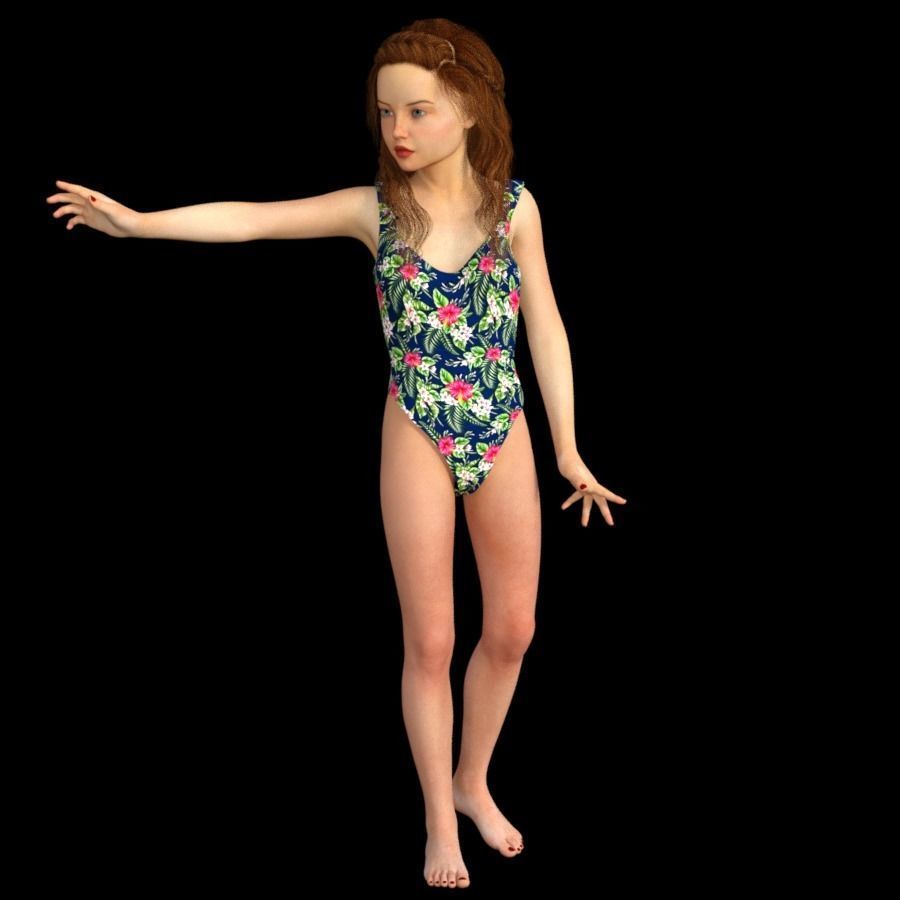 T1-10 obj files-teens 3D model_1