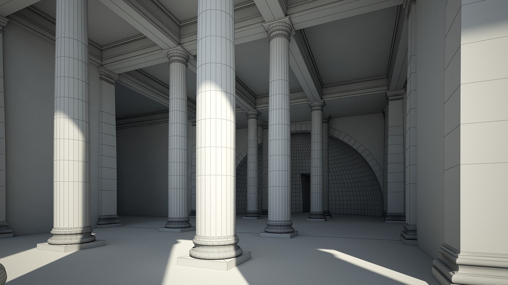 Royal Library 3D model_10