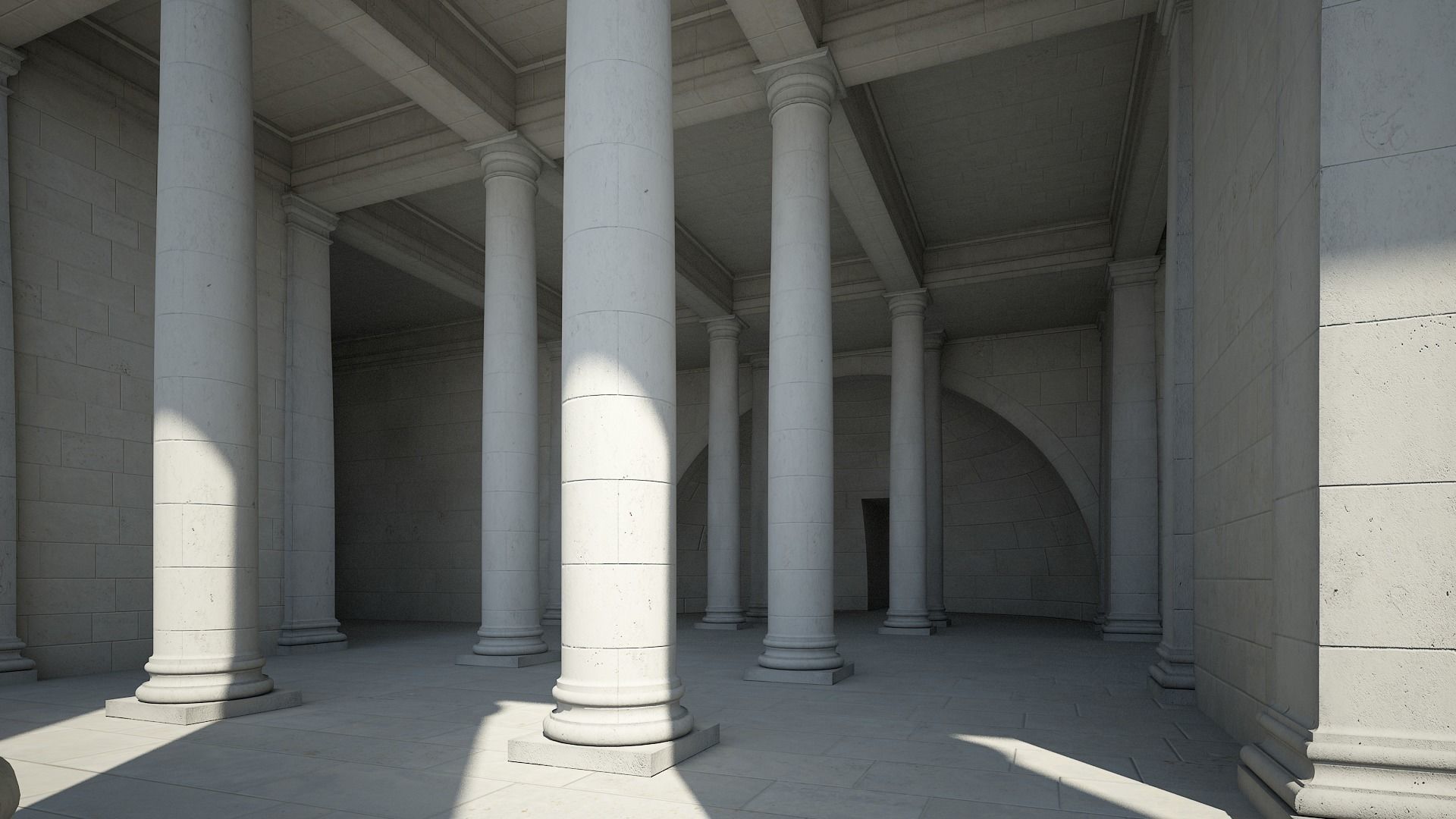 Royal Library 3D model_5