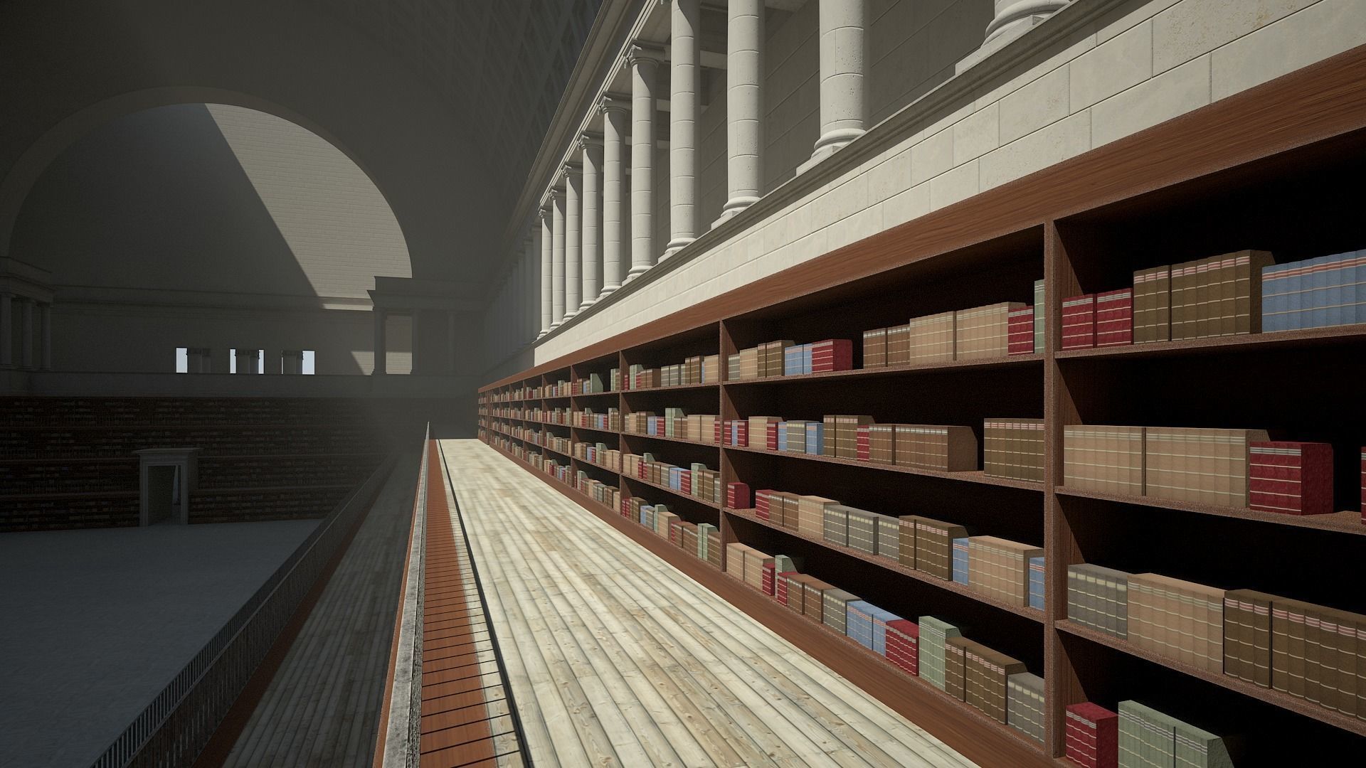Royal Library 3D model_7