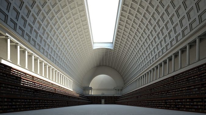 Royal Library 3D model