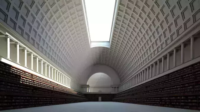 Royal Library 3D model
