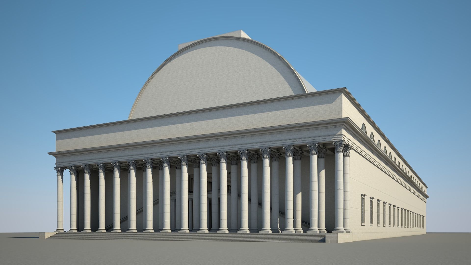 Royal Library 3D model_3