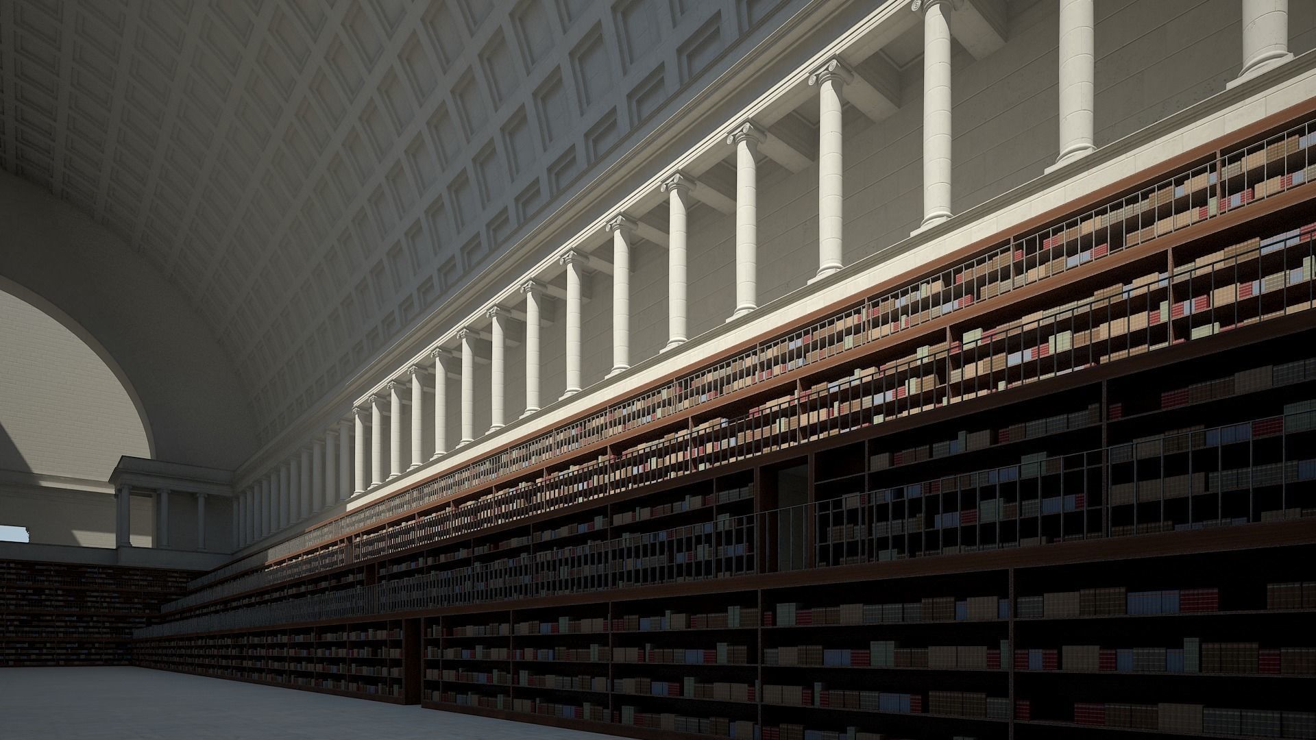 Royal Library 3D model_6