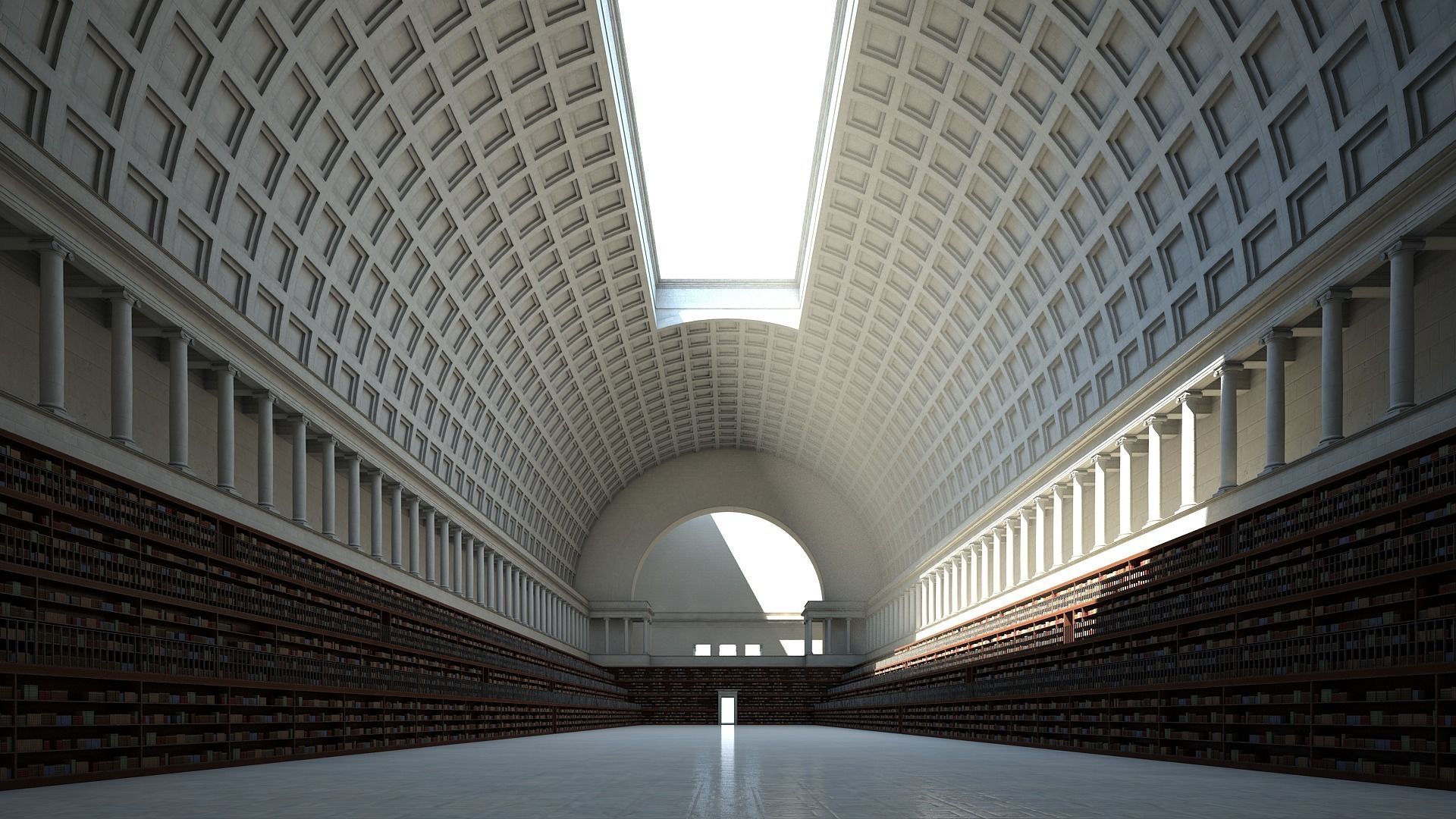 Royal Library 3D model_2