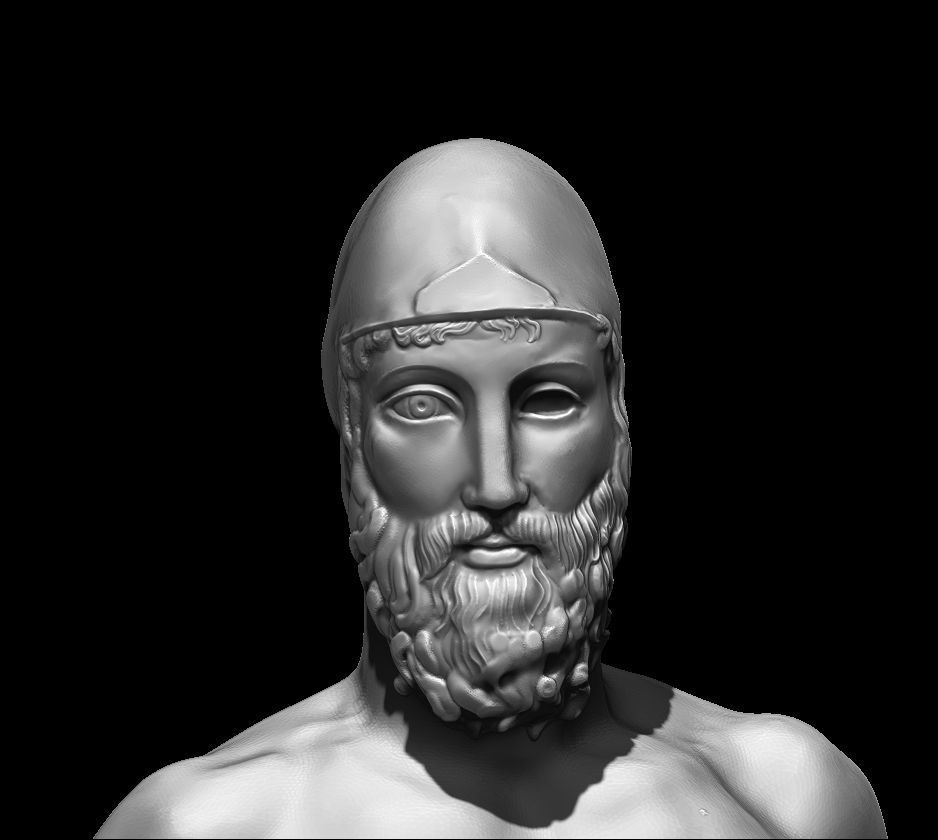 riace bronze warrior 3D print model_71