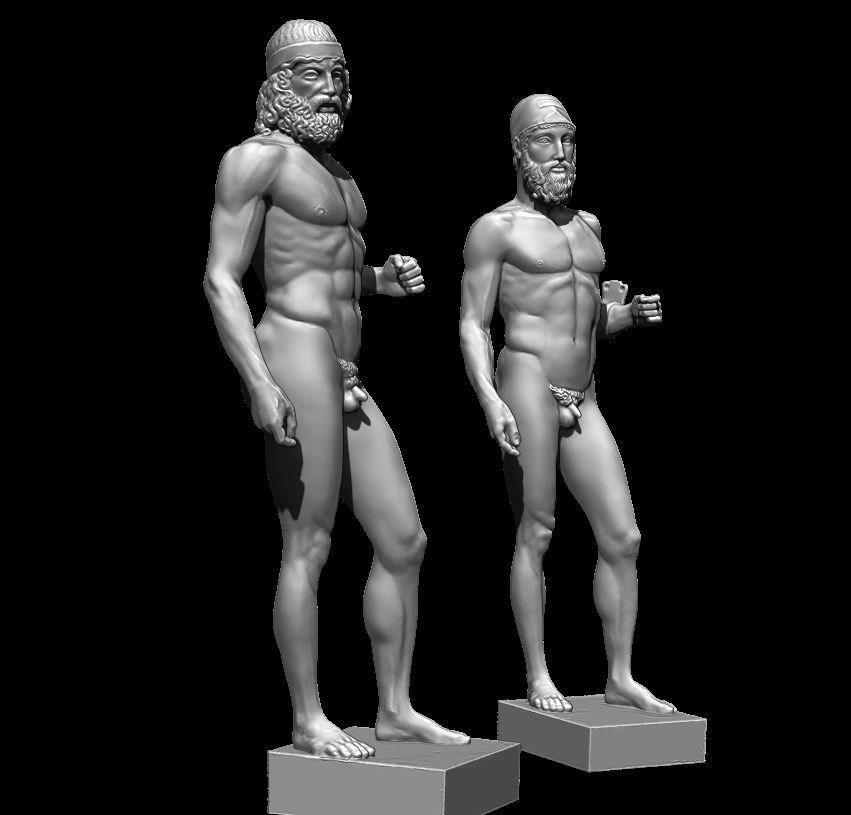 riace bronze warrior 3D print model_13