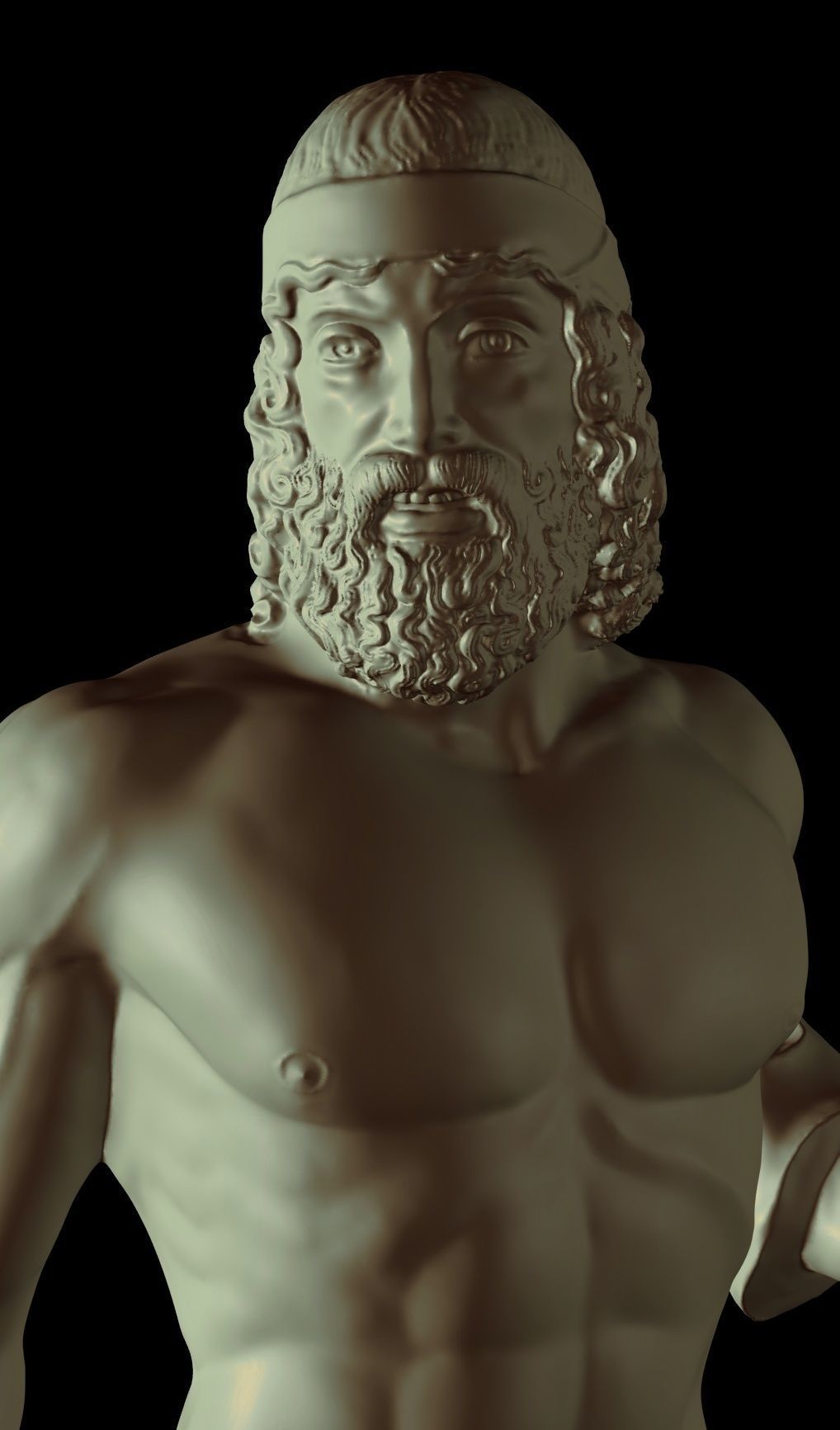riace bronze warrior 3D print model_28