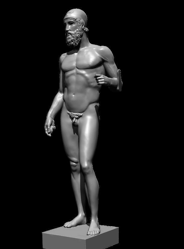 riace bronze warrior 3D print model_51