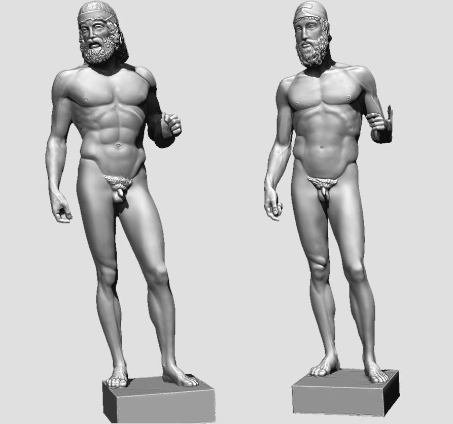 riace bronze warrior 3D print model_20