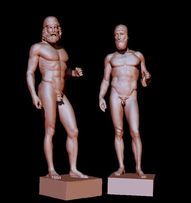 riace bronze warrior 3D print model_37