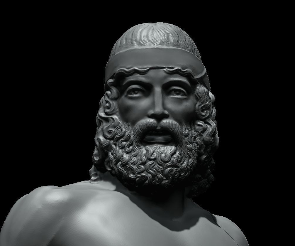 riace bronze warrior 3D print model_72