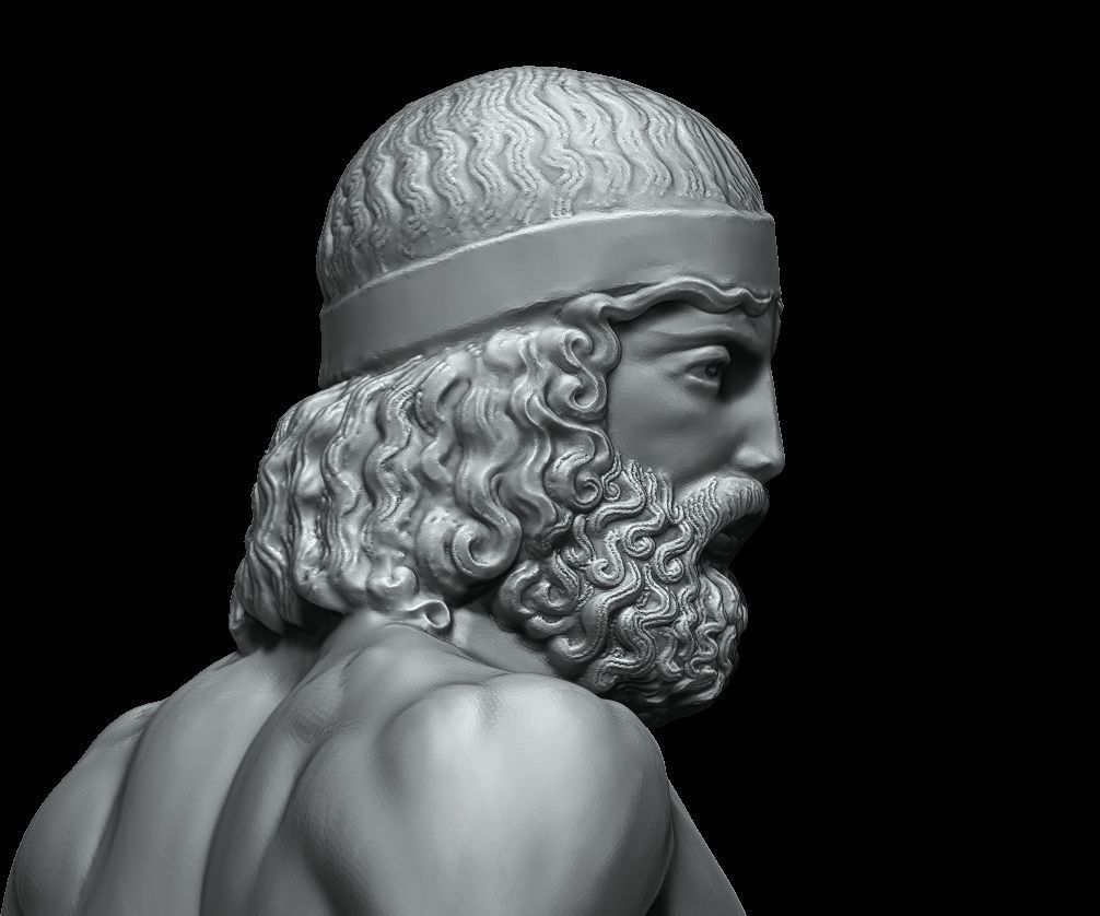 riace bronze warrior 3D print model_70
