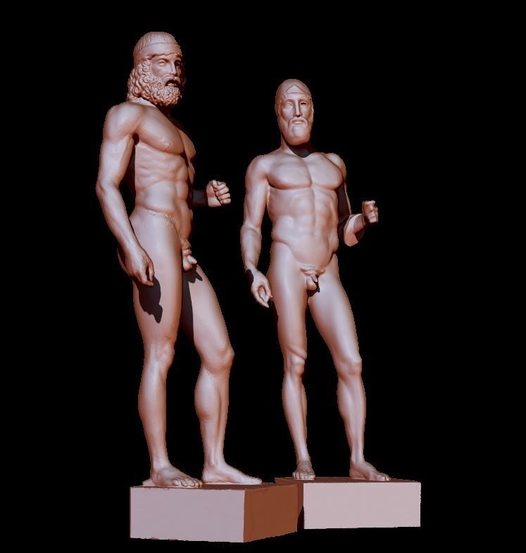 riace bronze warrior 3D print model_33