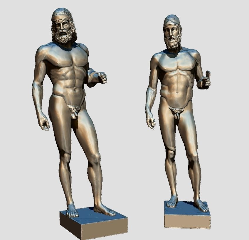 riace bronze warrior 3D print model_10