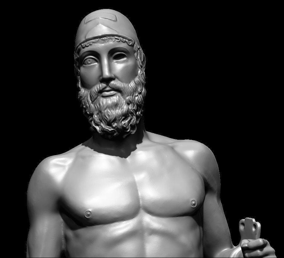 riace bronze warrior 3D print model_60