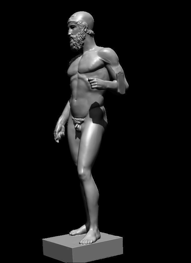 riace bronze warrior 3D print model_52