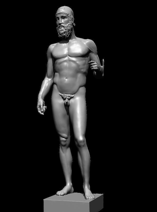 riace bronze warrior 3D print model_50