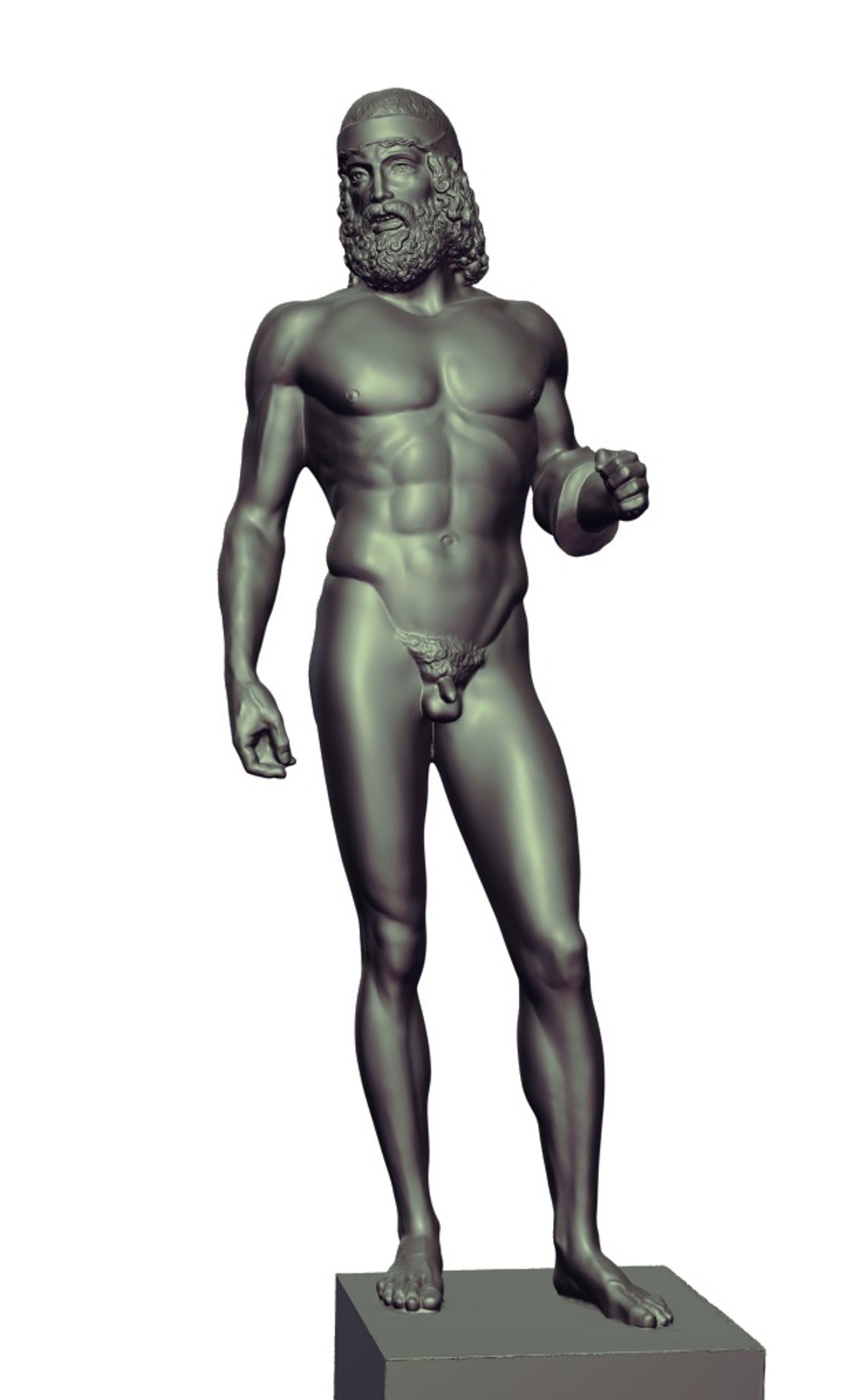 riace bronze warrior 3D print model_59